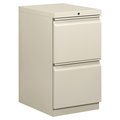 Hon 15" W 2 Drawer Mobile Pedestal, Light Gray, Letter H33820R.L.Q